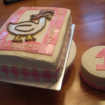 Mother Goose Birthday Cake