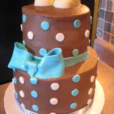 Chocolate Buttercream Baby Shower