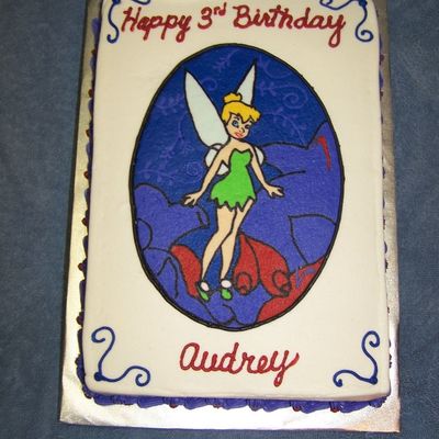 Tinkerbell Sheet Cake