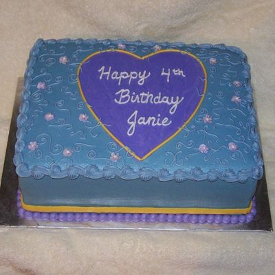 Janie's 4Th Birthday