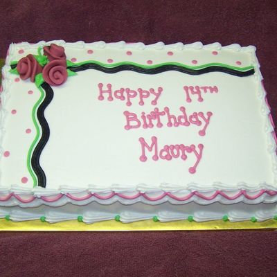 Birthday Sheetcake