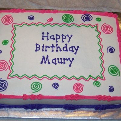 Funky Cake For Maury