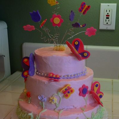 Butterfly Birthday Cake.