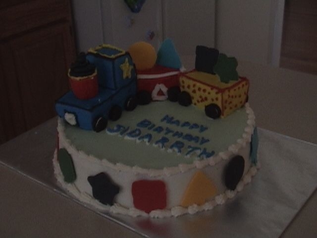 Colors And Shapes Cake