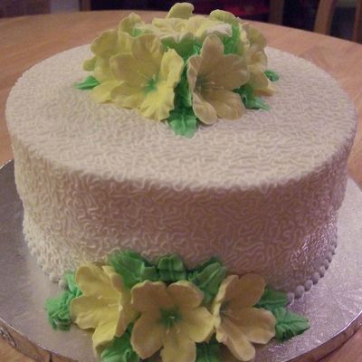 Cornelli Lace With Ri Petunias