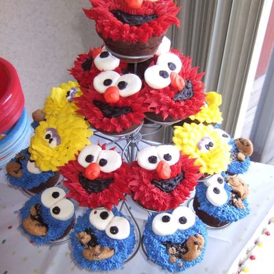 Sesame Street Cupcakes