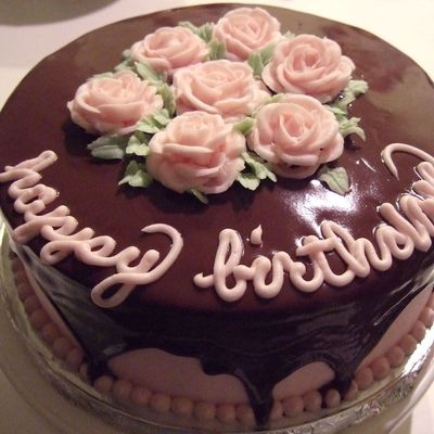 Chocolate Ganache With Bc Roses