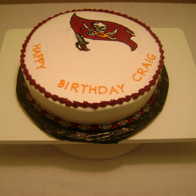 Tampa Bay Bucs Cake