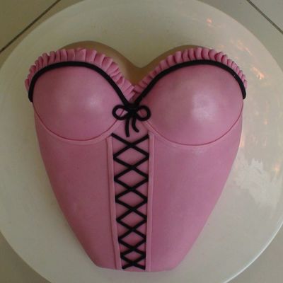 Pink Bustier Cake