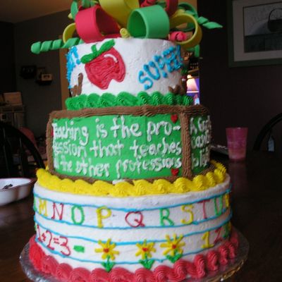 Teacher Appreciation Cake