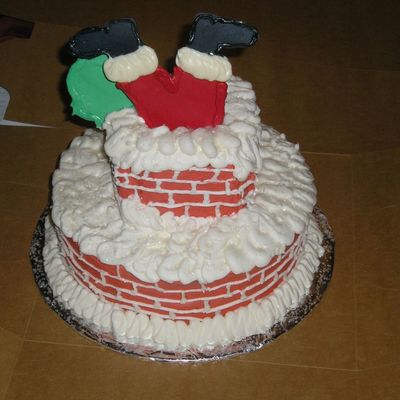 Santa In The Chimney