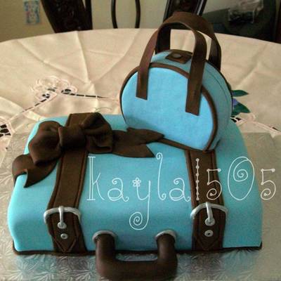 Suitcase Cake