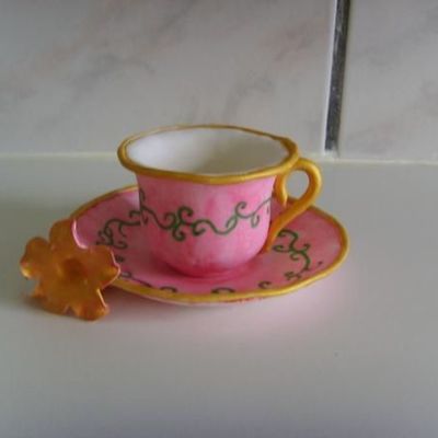 Gumpaste Teacup