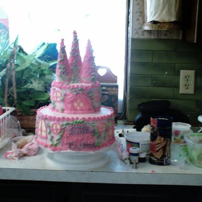 My 1St Castle Cake And My Messy Kitchen!