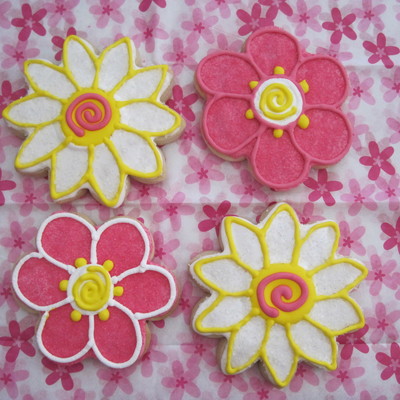 Spring Flower Cookies