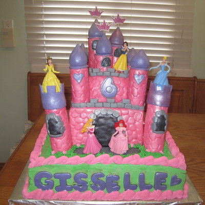 Princess Castle Cake