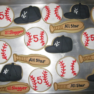 Ny Yankees Baseball Cookies