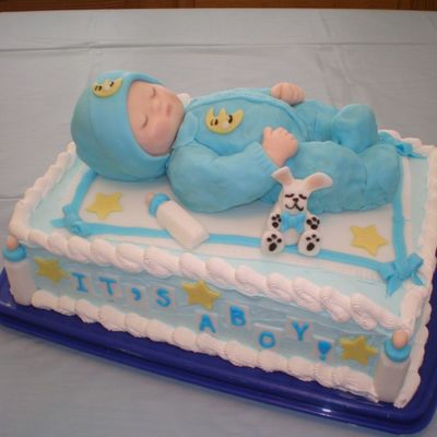 Baby Boy Cake