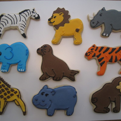 Zoo Animal Cookies