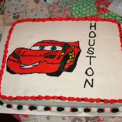 Houston's Cars Birthday Cake