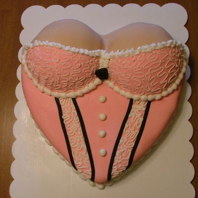 Lingerie Shower Cake
