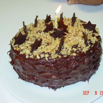 Chocolate Walnut Cake
