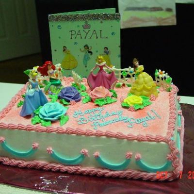 Princess Garden Cake For Niece