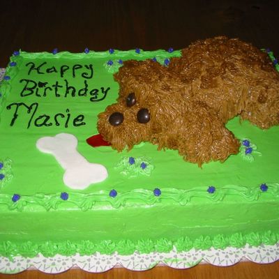 Puppy Dog Birthday Cake