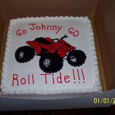 4-Wheeler Birthday Cake