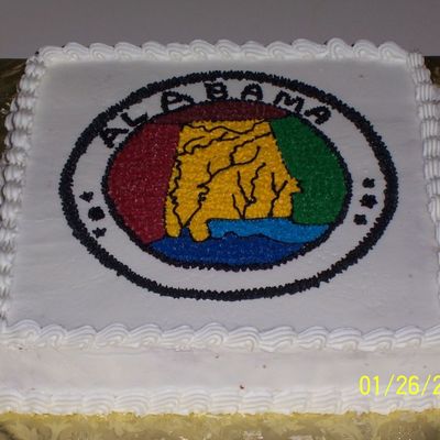Alabama Highway Dept. Cake