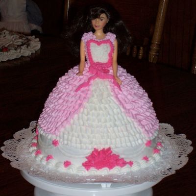 Pink Barbie Cake