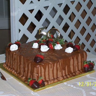 50Th Anniversary Grooms Cake