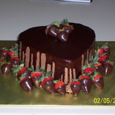 Heart Shaped Valentines Cake!!