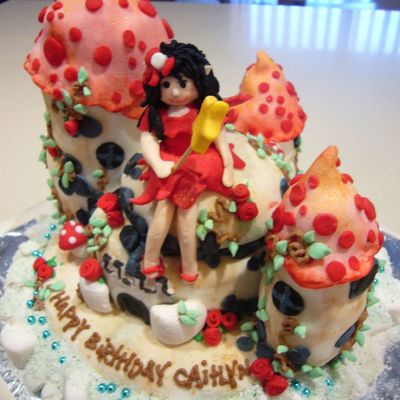 Toadstool Fairy Princess Cake