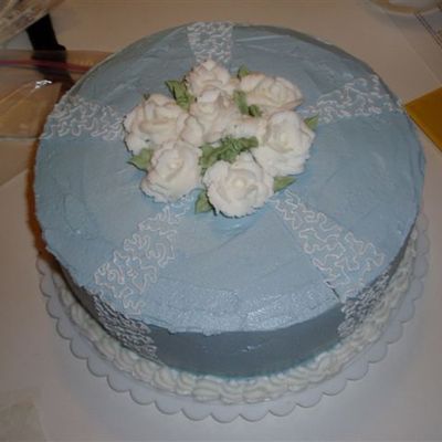 Blue Cornelli Cake