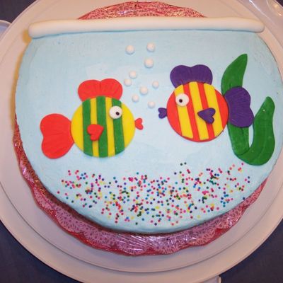 Fishbowl Cake