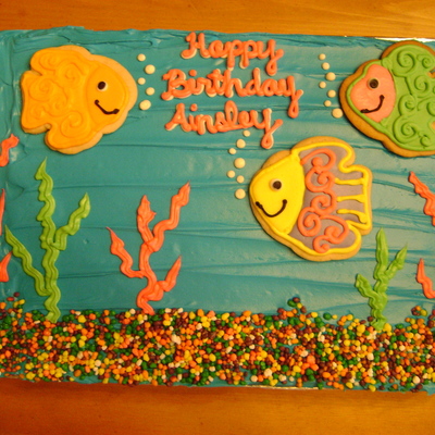 Fish Tank Cake