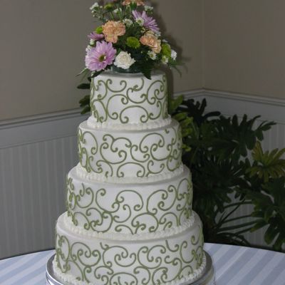 4 Tier Wedding Cake