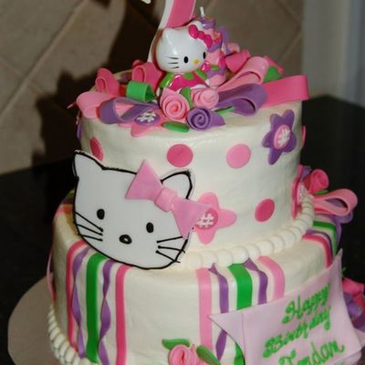 Hello Kitty Tiered Cake
