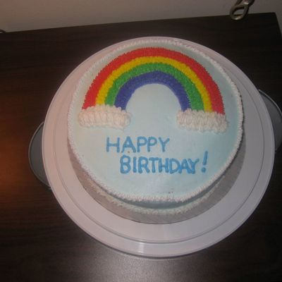 Rainbow Birthday Cake
