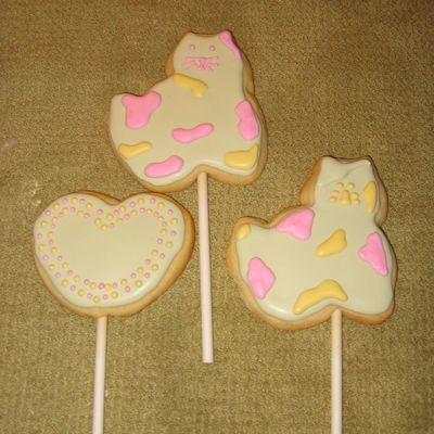 Cookies On A Stick! First Attempt!