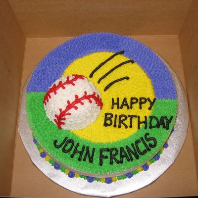 Baseball Cake