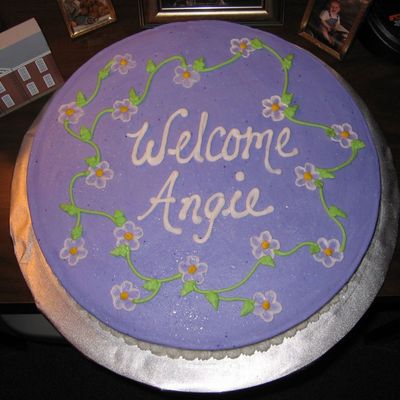 Welcome Cake For New Co-Worker