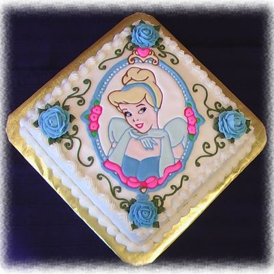 Disney Cinderella Colorflow Cake