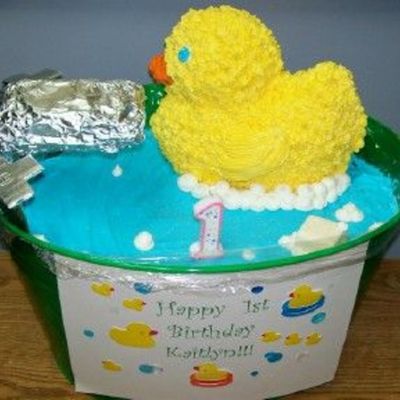 Rubber Duckie In Bathtub