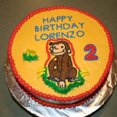 Courious George Cake