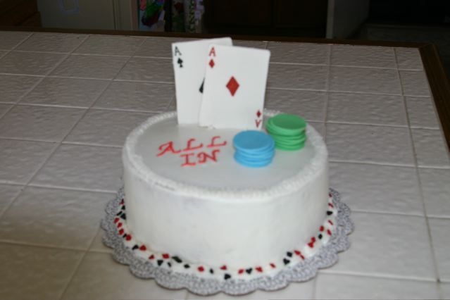 Poker Cake