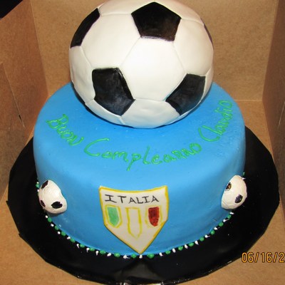 Italy Soccer Cake
