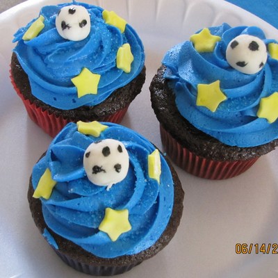 Soccer Cupcakes