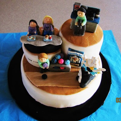 Bowling/deli Cake